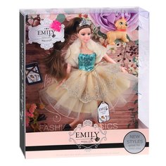 Кукла Emily Принцесса с аксессуарами, с домашним питомцем, пышное платье, JB0700861