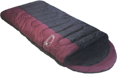 Спальный мешок Indiana Traveler Extreme black/burgundy, левый