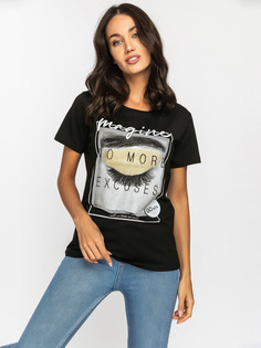 Футболка женская DAIROS GD69300768 черная M