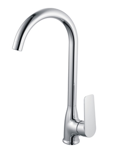 Смеситель для кухни Haiba HB70616 с гайкой, хром