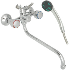 Смеситель для ванны Frud R22109 излив7130S, хром