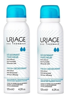 Дезодорант Освежающий на основе квасцов Uriage Eau Thermale Deodorant Fraicheur 2*125мл