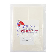 Латексные спонжи для макияжа «Вельвет», Soft Touch, 96 шт.