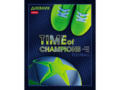 Дневник для 1-11кл. 40л А5ф твердый переплет 3D лак -Чемпион- Hatber