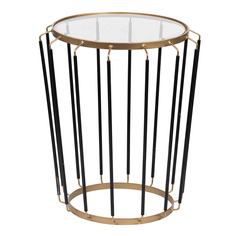 Столик приставной 48x48x56см Glasar AV43671 ГЛАСАР