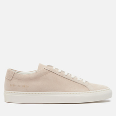 Кеды женские Common Projects Achilles Low Suede бежевые 39 EU