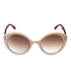 Солнцезащитные очки женские Pretty Mania DP060 коричневые/красные