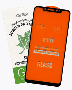 Защитное стекло Glass для Xiaomi Mi 8, полный клей 21D, черная рамка