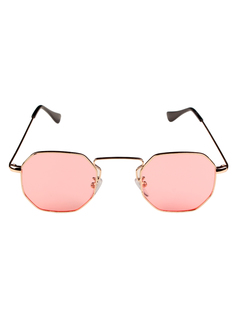 Солнцезащитные очки женские Pretty Mania DD049 розовые/золотистые