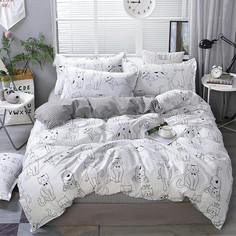 Постельное белье из микросатина TANGO DREAM FLY DF-442-50 50х70 (2шт) 2-спальное