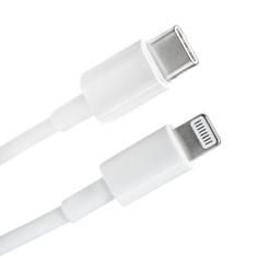 USB-C кабель LP Apple Lightning 8 pin Power Delivery 18W (белый/коробка) Liberty Project