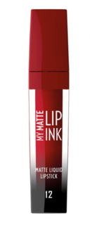 Жидкая матовая помада Golden Rose My Matte Lip Ink тон 12 Темно-красный