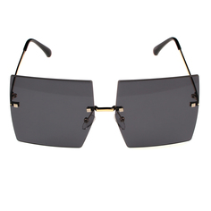 Солнцезащитные очки женские Pretty Mania DP077 черные/золотистые
