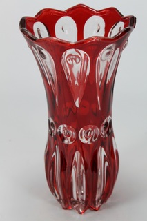 R101046 Ваза "Schonborner"20 *11 см красная в ПУ