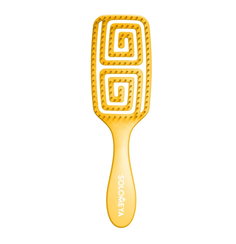 Расческа SOLOMEYA MZ005 для сухих и влажных волос с ароматом манго, желтая