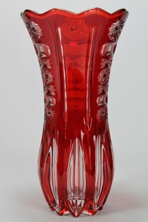 R101045 Ваза "Schonborner"20 *11 см красная в ПУ