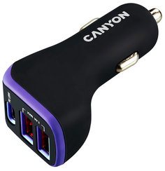 Автомобильное з/у Canyon С-08, синий