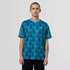 Футболка женская Huf KN00274-MRINA синяя L