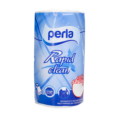 Полотенце бумажное Perla Rapid Clean 3-х слойное 1 рулон