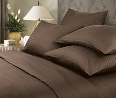 Verossa Постельное белье Adaliah Цвет: Шоколадный (2 сп. евро)