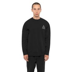 Свитшот женский Huf PF00101-BLACK черный S