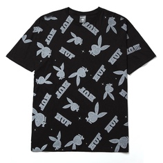 Футболка женская Huf TS01780-BLACK черная XL
