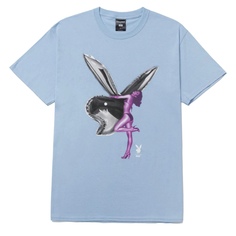 Футболка женская Huf TS01781-LBLUE голубая XL