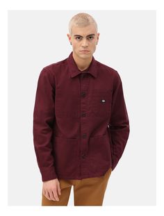 Рубашка женская Dickies DK520359MR01 бордовая S