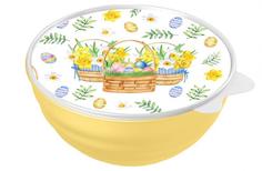Миска Phibo с крышкой с декором, 2,8 л