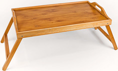 Столик для завтрака 50x30x6 см (63x30x25,5см), бамбук BRAVO