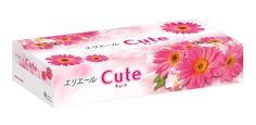 Салфетки бумажные в коробке Elleair Cute 160 штук