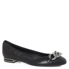 Балетки женские Casadei 1A233U010 черные 36 EU