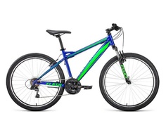 Велосипед 26" Forward Flash 26 1.0 Синий Ярко-зеленый 20-21 г 19" RBKW1M16G048