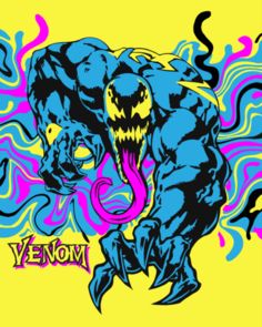Картины по номерам Marvel Adults Веном MA014