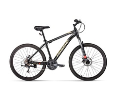 Велосипед 26" Forward Hardi 26 2.0 D AL 2022 г 18" Серый матовый Черный RBK22FW26698