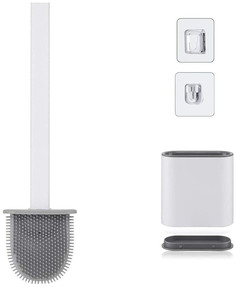 Супер ершик силиконовый COZY HOUSE для чистки унитаза с герметичным дном