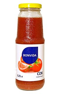 Сок Bonvida томатный с солью 2 л
