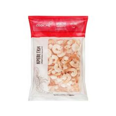 Креветки Cook_me очищенные 51/60 варено-мореженые 1 кг