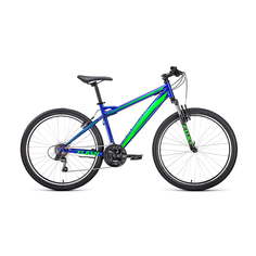 Велосипед 26" Forward Flash 26 1.0 Синий Ярко-зеленый 20-21 г 17" RBKW1M16G006