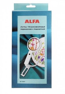 Лупа-трансформер переносная с подсветкой ALFA AF-290T
