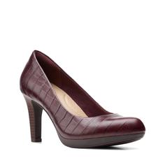 Туфли женские Clarks Adriel Viola 26151330 бордовые 39 EU