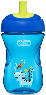 Поильник Chicco Advanced Cup 266 мл, 12м+, синий