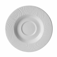Блюдце «Оптик», 11.6 см, белый, фарфор, 9118 C1019, Steelite