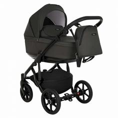 Коляска 2 в1 Pituso Moon короб+прогулка Dark Grey M02