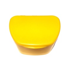 Контейнер для лекарств StaiNo пластиковый 95x74x39 желтый Plastic Box DB05