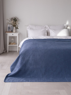 Простыня махровая жаккардовая 190x220 см, синий LUCKY 8448 D000185