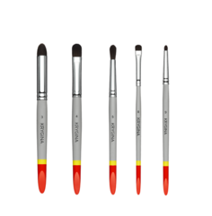 Набор кистей для макияжа Krygina cosmetics Makeup Brushes Kit Eyes 5 шт.