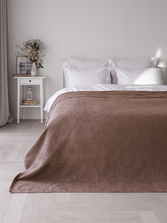 Простыня махровая жаккардовая 190x220 см, коричневый LUCKY 8446 D000183