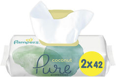 Салфетки влажные Pampers Pure Coconut детские 84шт