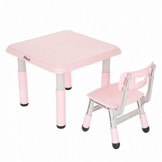 Набор Pituso Столик со стульчиком розовый UN-M02-green